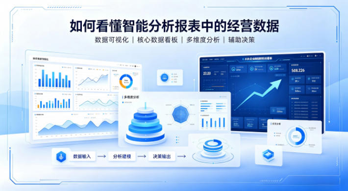 不会操作智能分析报表，怎么看懂经营数···